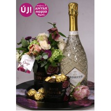 I'll bring you... - Flower plate with Prosecco and Ferrero